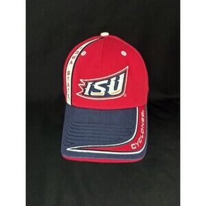 Vintage Iowa State Cyclones Hat Cap Men Adjustable 2000s Red Blue Drew Pearson